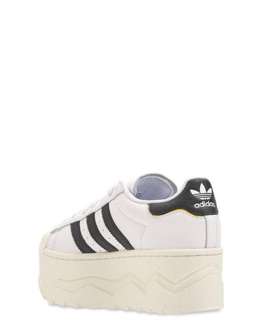 Baskets Compensées Superstar adidas Originals en coloris Blanc | Lyst