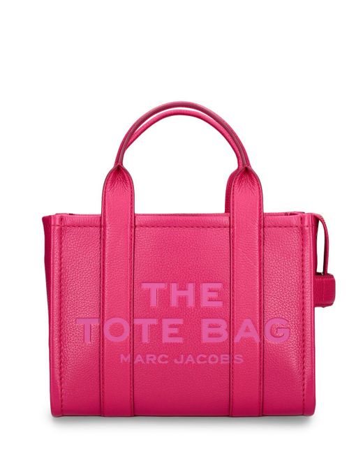 Marc Jacobs Pink The Small Tote Leather Bag