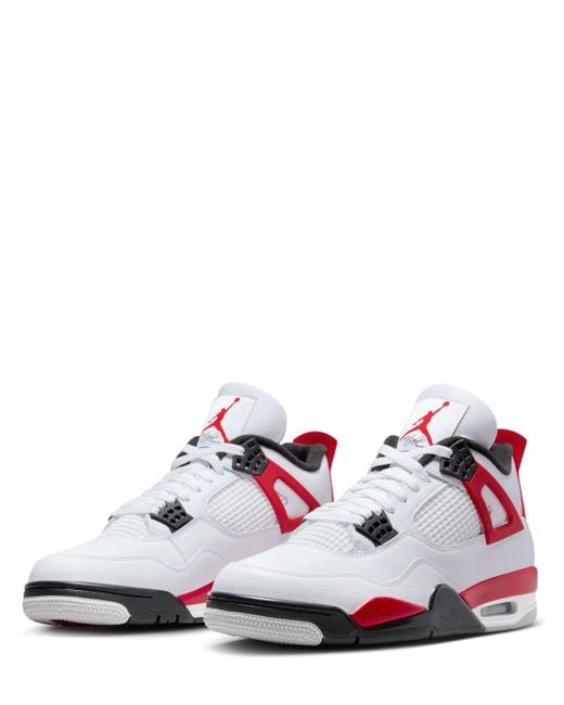 Nike Air Jordan 4 Retro (gs) Sneakers White / Fire Red for Men | Lyst UK