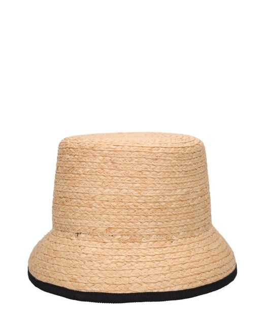 Borsalino Natural Noa Treccia Raffia Hat