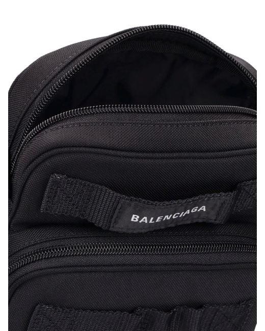 Balenciaga Black Army Crossbody Messenger Bag for men