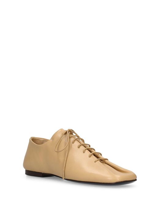 Lemaire Brown 10Mm Souris Leather Lace-Up Shoes