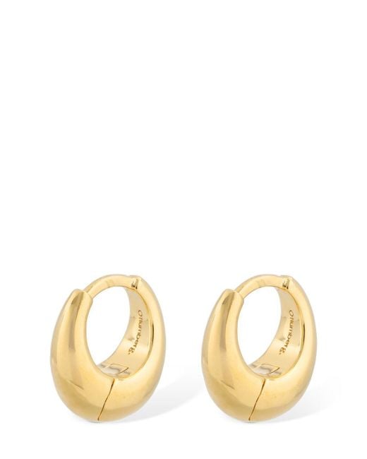 Otiumberg Metallic Mini Graduated Hoop Earrings