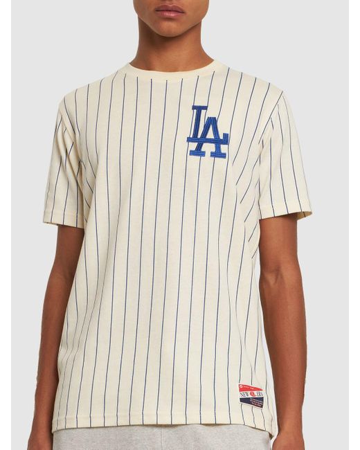 KTZ Natural Los Angeles Dodgers Regular T-shirt for men