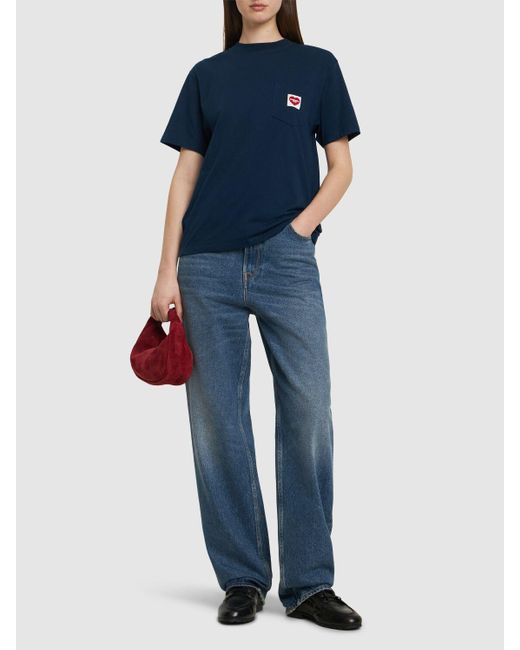 Carhartt Pockett Heart Tシャツ Blue