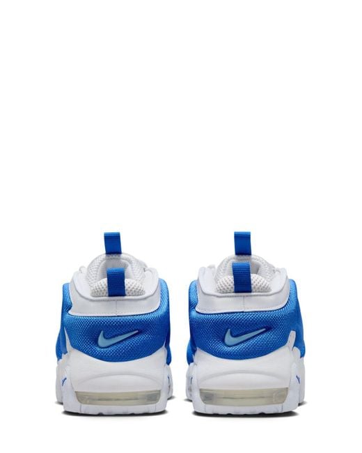 Nike Blue Uomo Air More Uptempo Low Sneakers for men