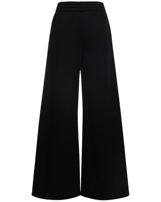 Pantalon évasé en coton Les Tien en coloris Black