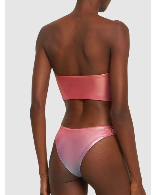 Baobab Pink Jasmin Stretch Tech Bandeau Bikini Top