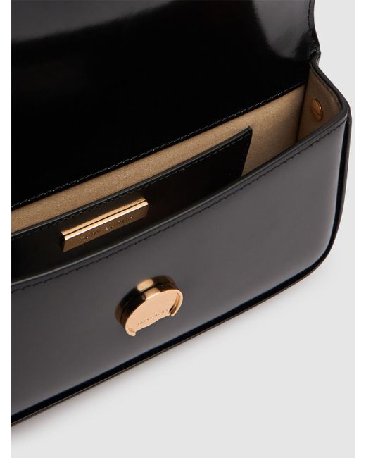 Tory Burch Black Tasche Aus Gebürstetem Leder "e/w Robinson"