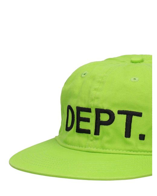 GALLERY DEPT. Green Dept. Hat for men