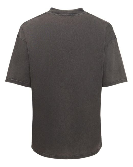 Camiseta de algodón estampada Represent de hombre de color Black