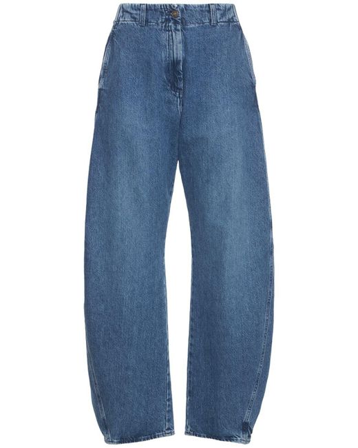 Made In Tomboy Isabelle Cotton Denim Balloon Jeans in Blue Lyst