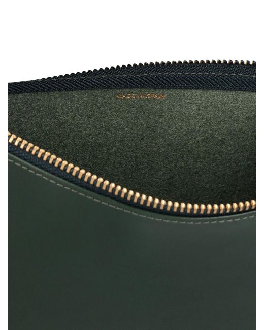 Comme des Garçons Green Classic Leather Pouch for men