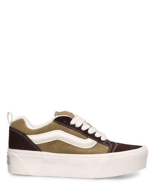 Donna Sneakers Knu Stack di Vans in Brown