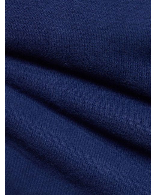Zegna Kapuzensweatshirt Aus Baumwolle Und Kaschmir in Blue für Herren
