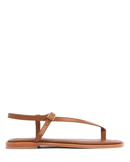 A.Emery Brown 10mm Pae Leather Sandals
