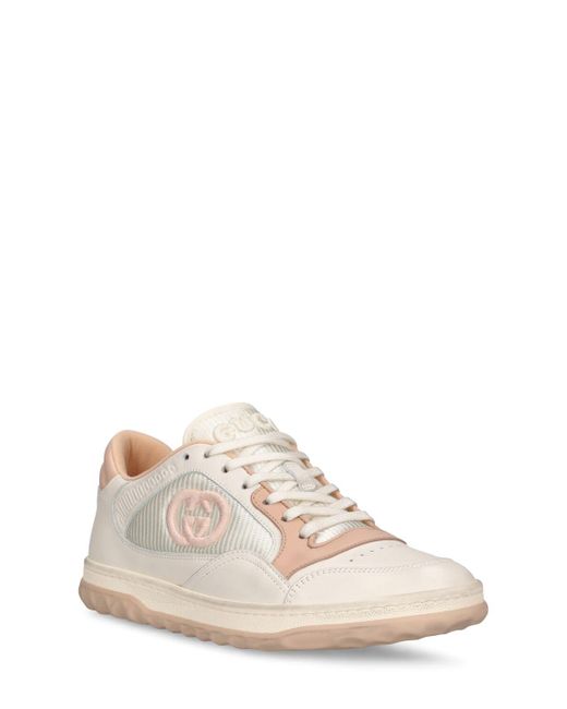 Sneakers mac 80 in pelle 31mm di Gucci in Pink