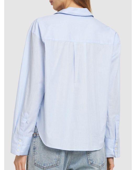 THE GARMENT Blue Madrid Cotton Shirt