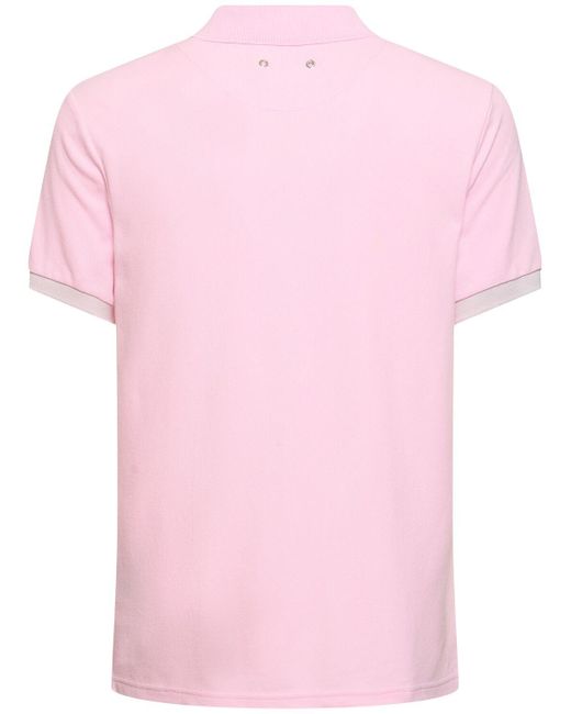 メンズ Vilebrequin コットンピケポロシャツ Pink