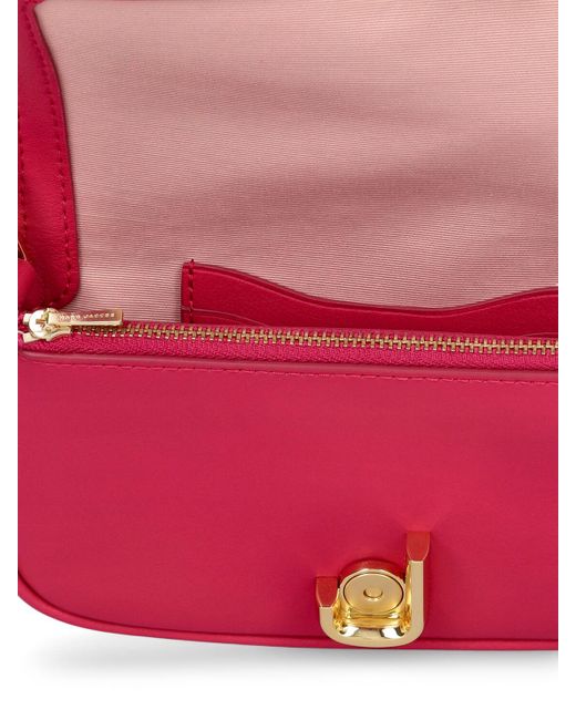 Marc Jacobs Pink Mini Schultertasche Aus Weichem Leder
