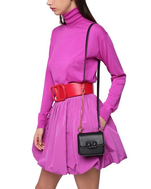 valentino garavani vsling micro leather shoulder bag