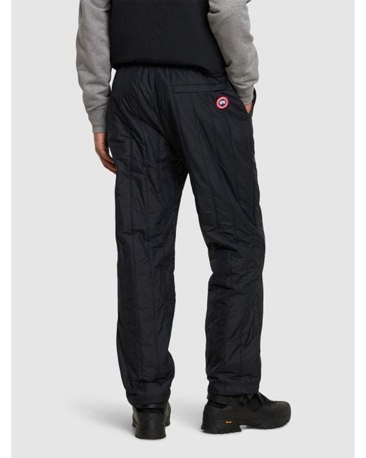Canada Goose Blue Hybridge Quilted Pants for men