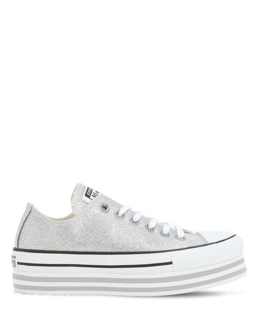 platform silver converse