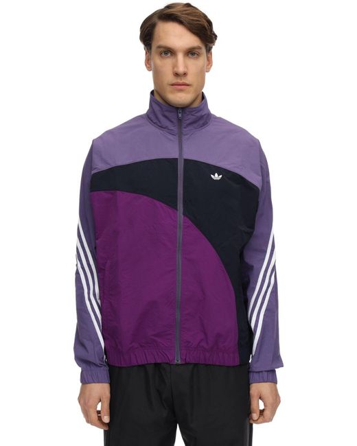 adidas originals purple jacket