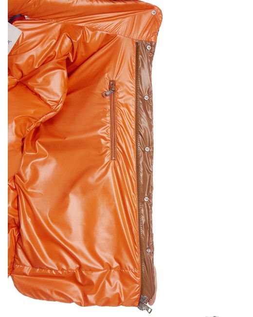 Doudoune en tissu technique brillant recyclé ain Moncler pour homme en coloris Brown
