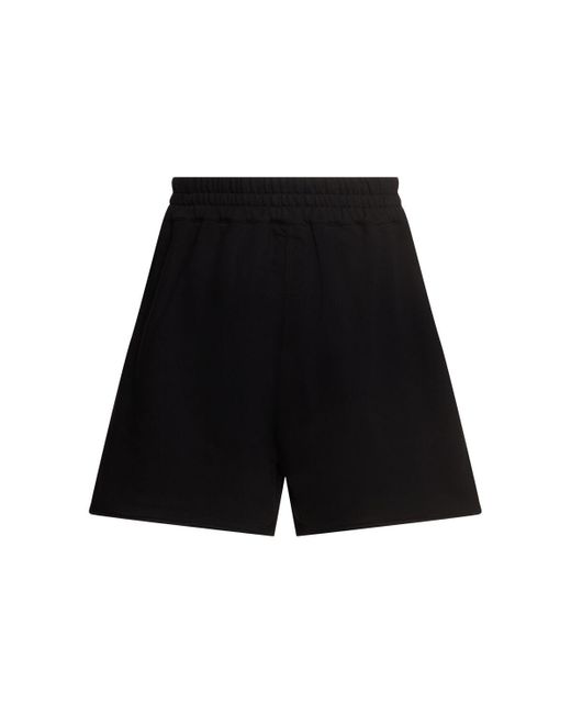 Hombre Shorts De Algodón Rick Owens de hombre de color Black