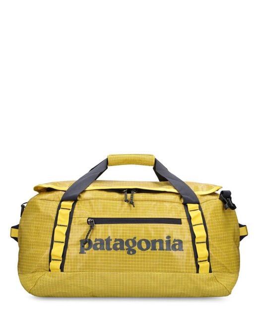 Patagonia Yellow 40l Black Hole Nylon Duffle Bag for men