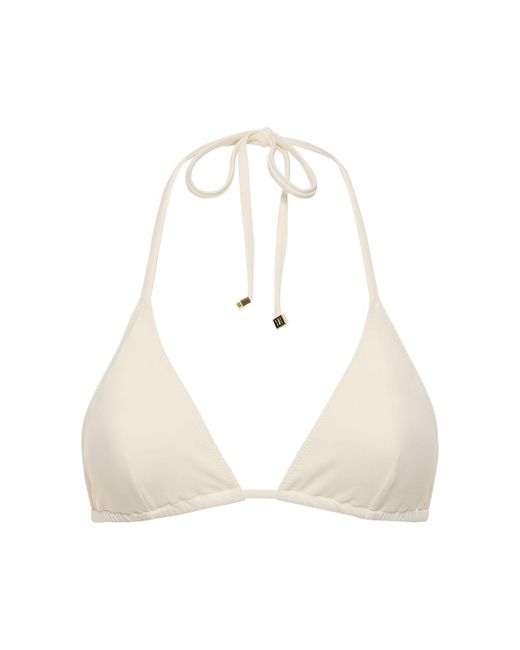 ÉTERNE White Thea 90's Bikini Top
