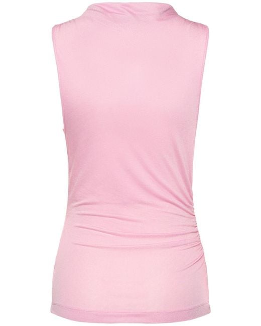 Blumarine Pink Damen Jerseysablé-Oberteil