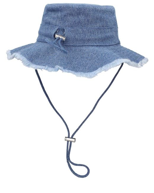 Cappello bucket le bob artichaut in cotone di Jacquemus in Blue da Uomo