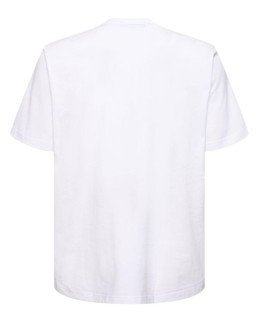 Comme des Garçons Bedrucktes T-shirt Mit Logotasche in White für Herren