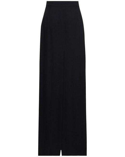 Falda larga de cady Nina Ricci de color Black