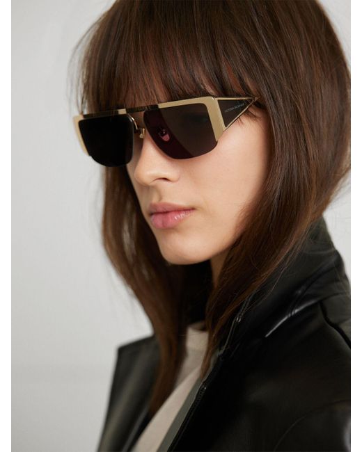 Victoria Beckham メタルサングラス Metallic