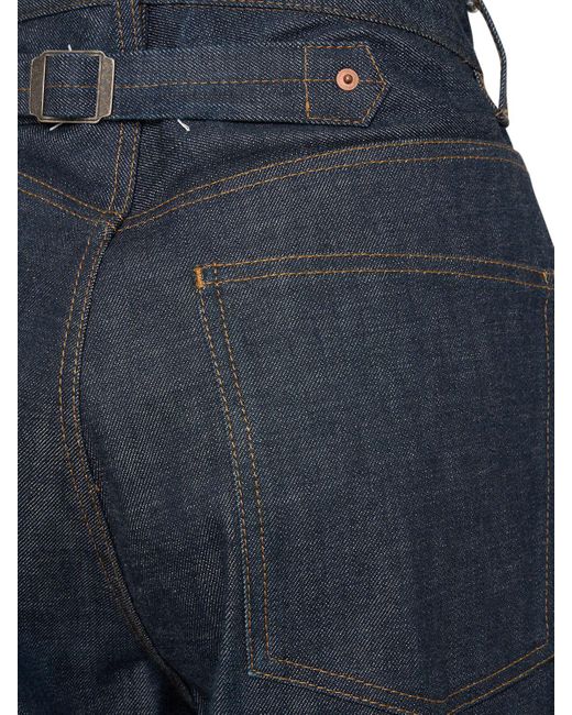 Maison Margiela Blue Five Pocket Denim Straight Jeans