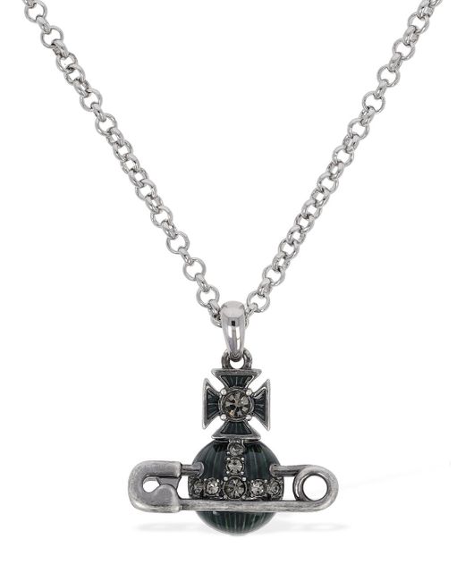 Vivienne Westwood Metallic Kitty Pendant Necklace