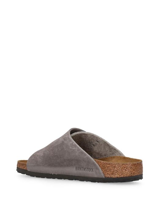 Sandalias de fieltro Birkenstock de color Brown