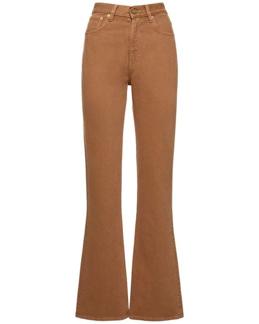 Jeans de denim Jacquemus de color Brown