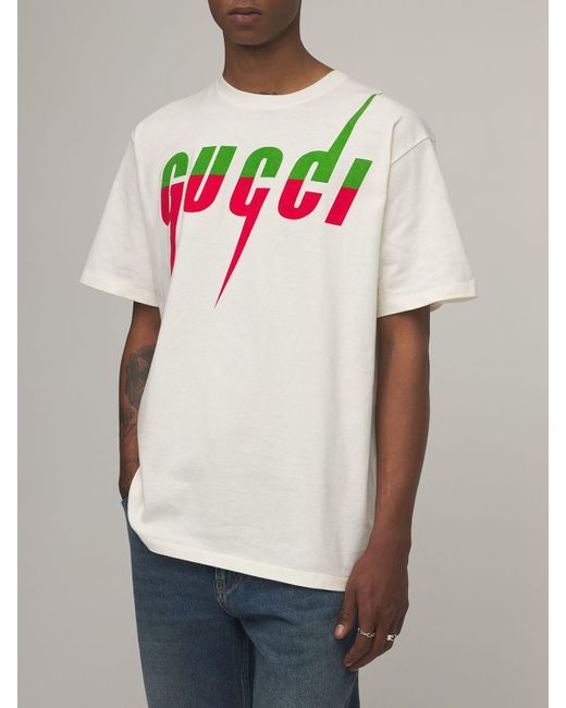 gucci lightning tee