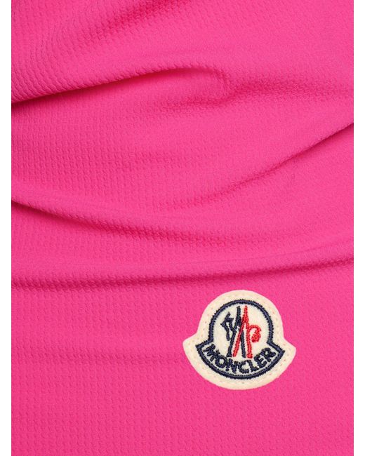 Costume intero in jersey di Moncler in Pink