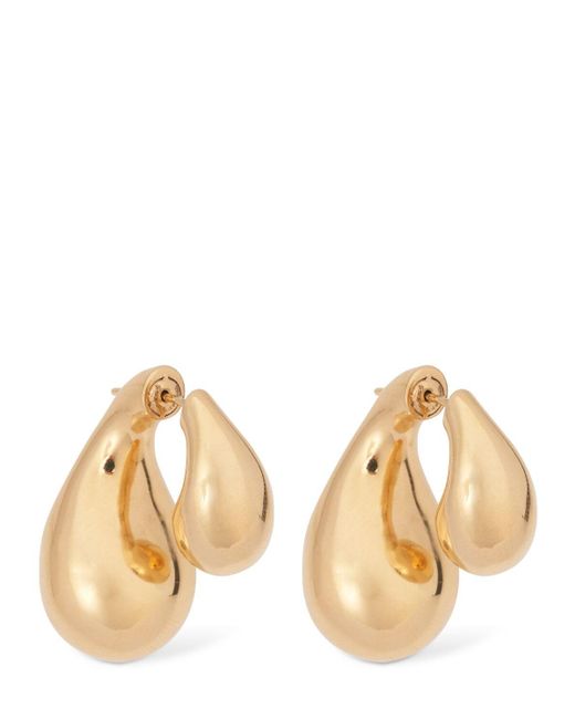Bottega Veneta Metallic Gold-plated Earrings