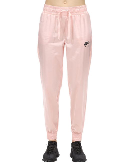 Pantaloni In Raso di Nike in Rosa | Lyst