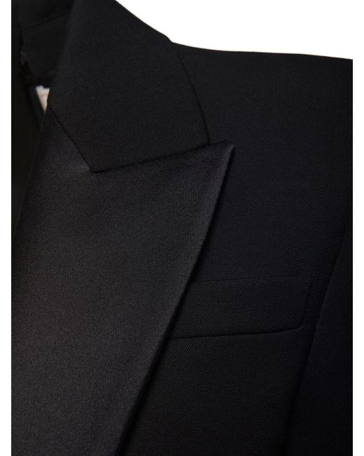 Alexander McQueen Black Mini Jacket Dress