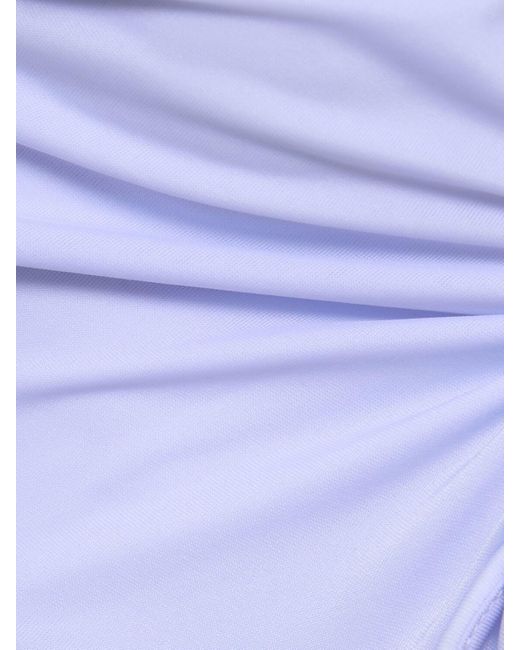 Christopher Esber Purple Langes Kleid "venus"