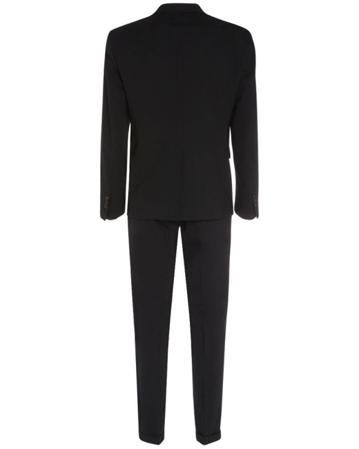 Costume en laine à boutonnage simple tokyo fit DSquared² pour homme en coloris Black