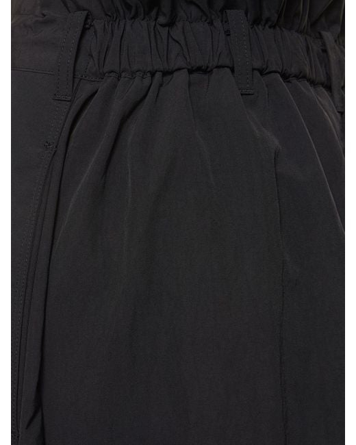 Falda larga de nylon Y-3 de color Black