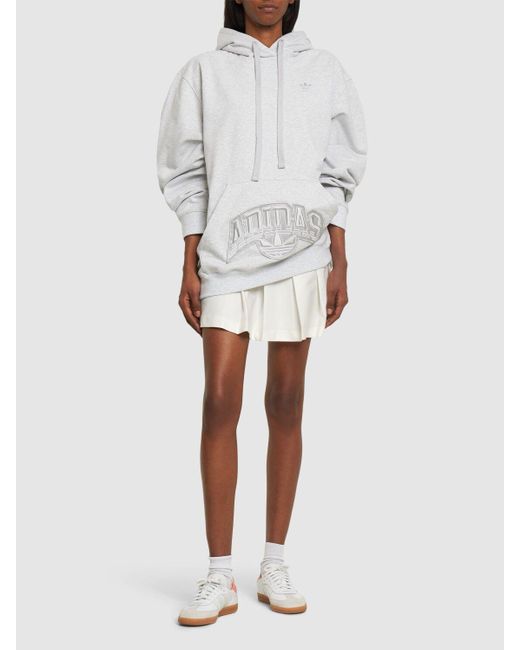 Adidas Originals White Oversize Hoodie